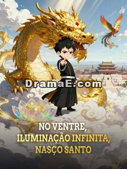 No ventre, iluminação infinita, nasço santo