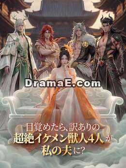 目覚めたら、訳ありの超絶イケメン獣人4人が私の夫に？